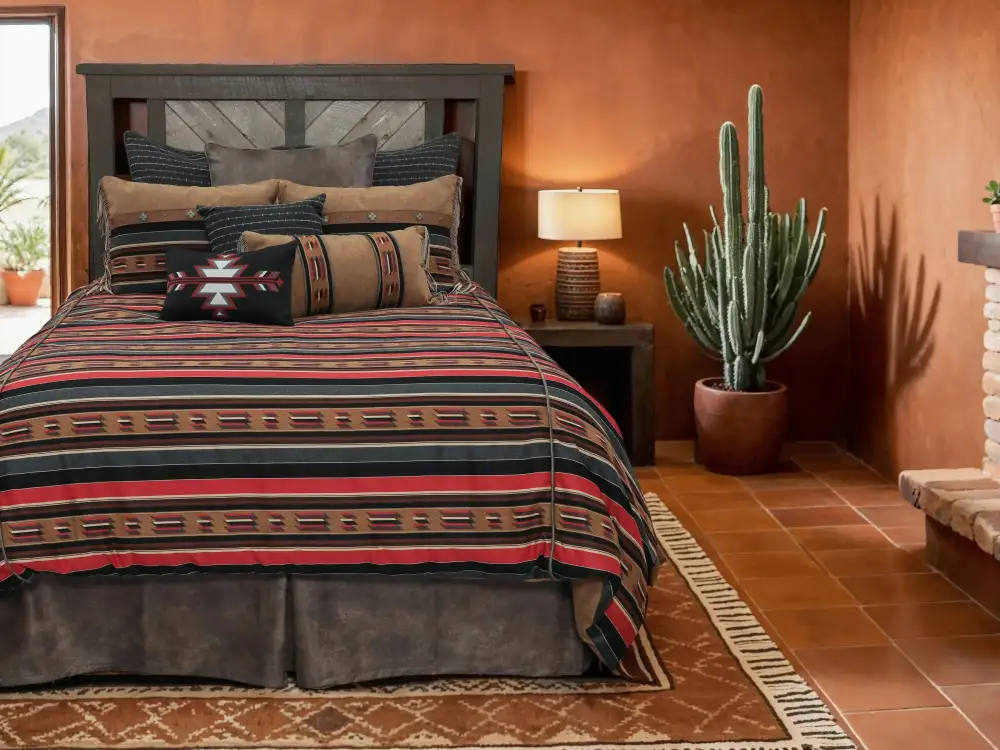 Graphic Geometric Duvet Set