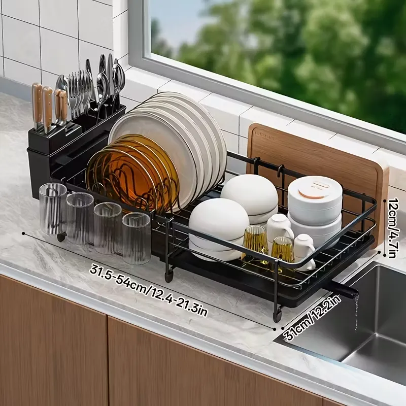 Expandable Over-Sink Drying Rack