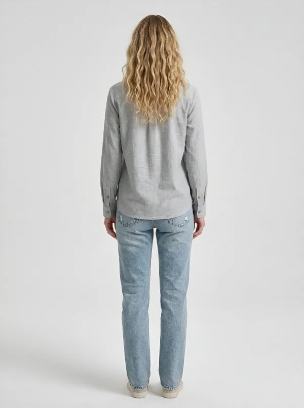 Boho Sun Moon Casual Shirt Classic