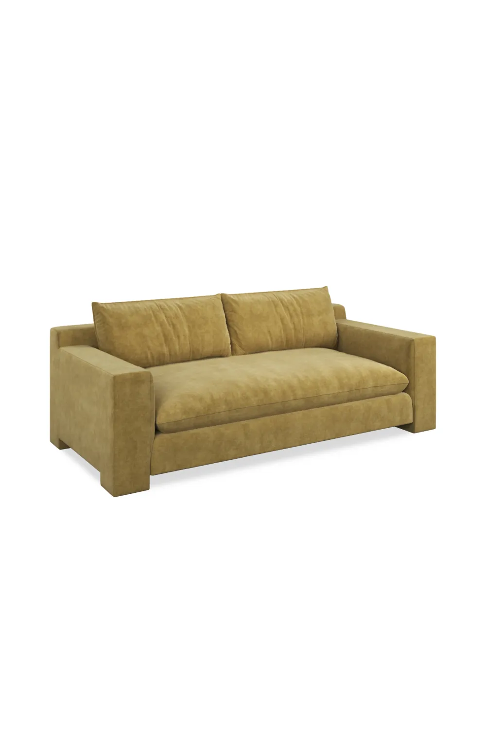 Textured Velvet Sofa