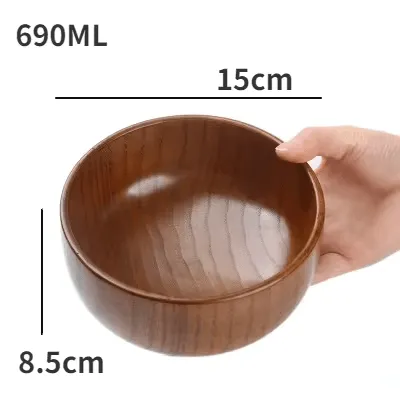 Jujube Wood Serving Bowl Set