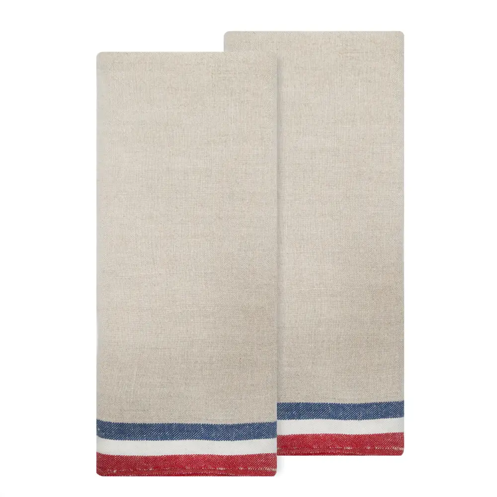 Botanical Heritage Stripe Tea Towel Set