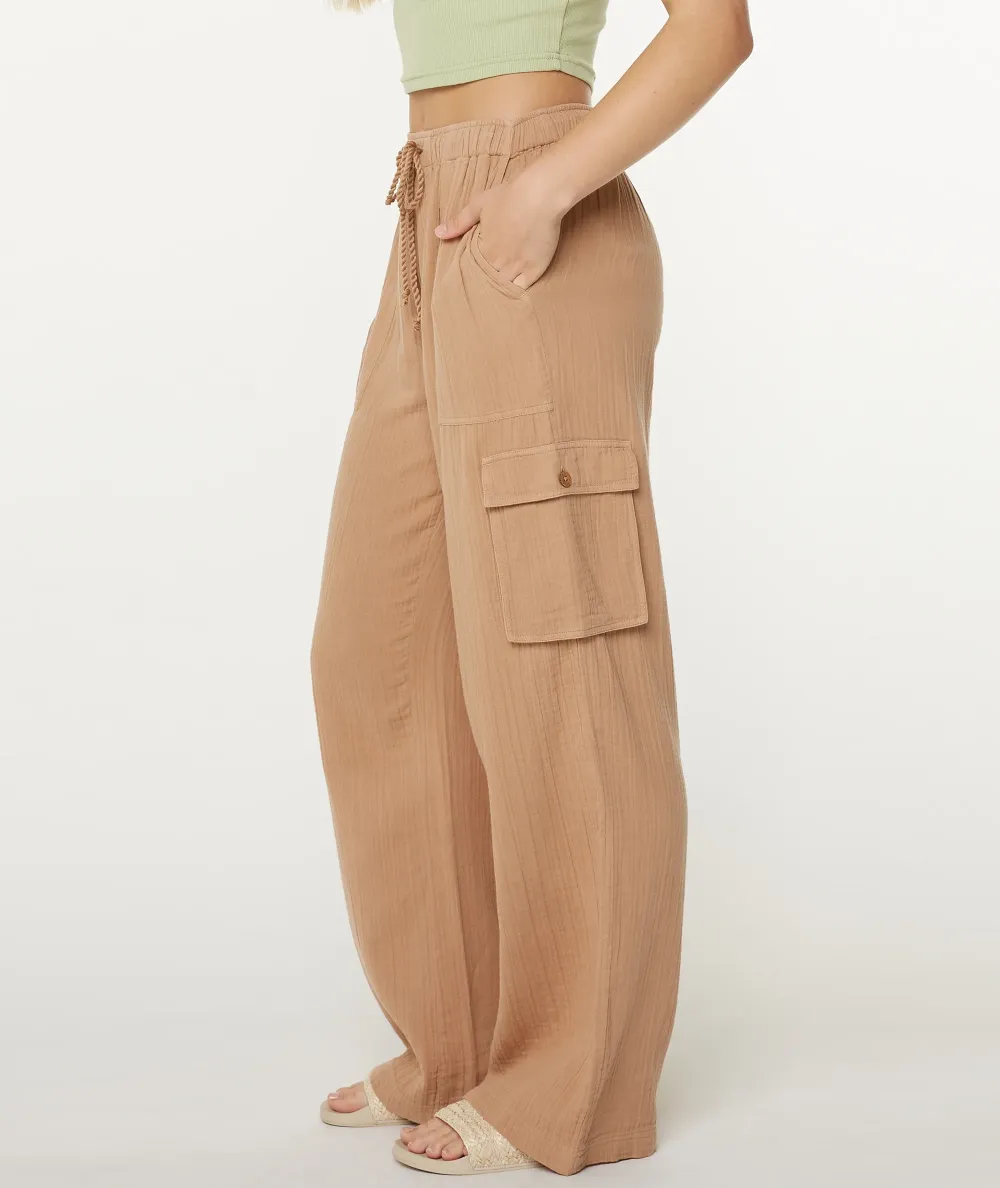 Drawstring Casual Pants With Double Pockets