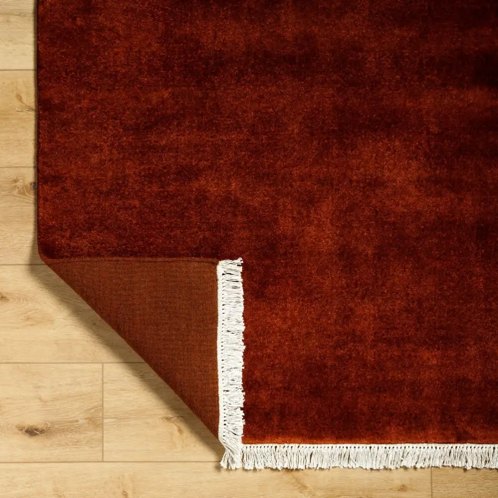 Hand-Loomed Wool Fringe Table Runner
