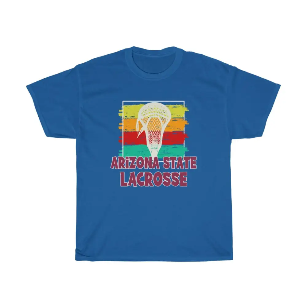 Arizona State Lacrosse Paintbrush Strokes T-Shirt