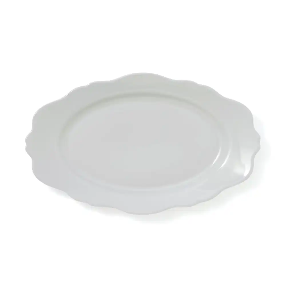 Oval Dining Plate for Appetizer Serving
