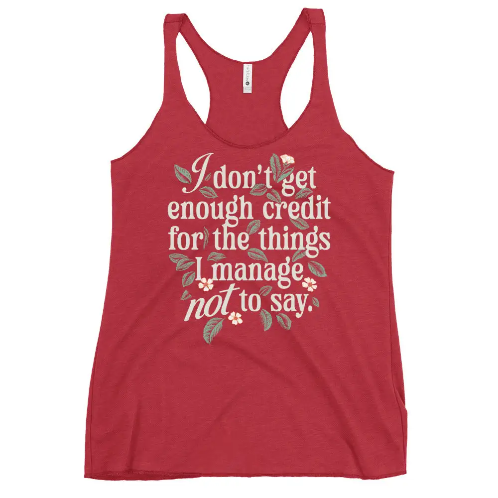 Quiet Thoughts Racerback Tank