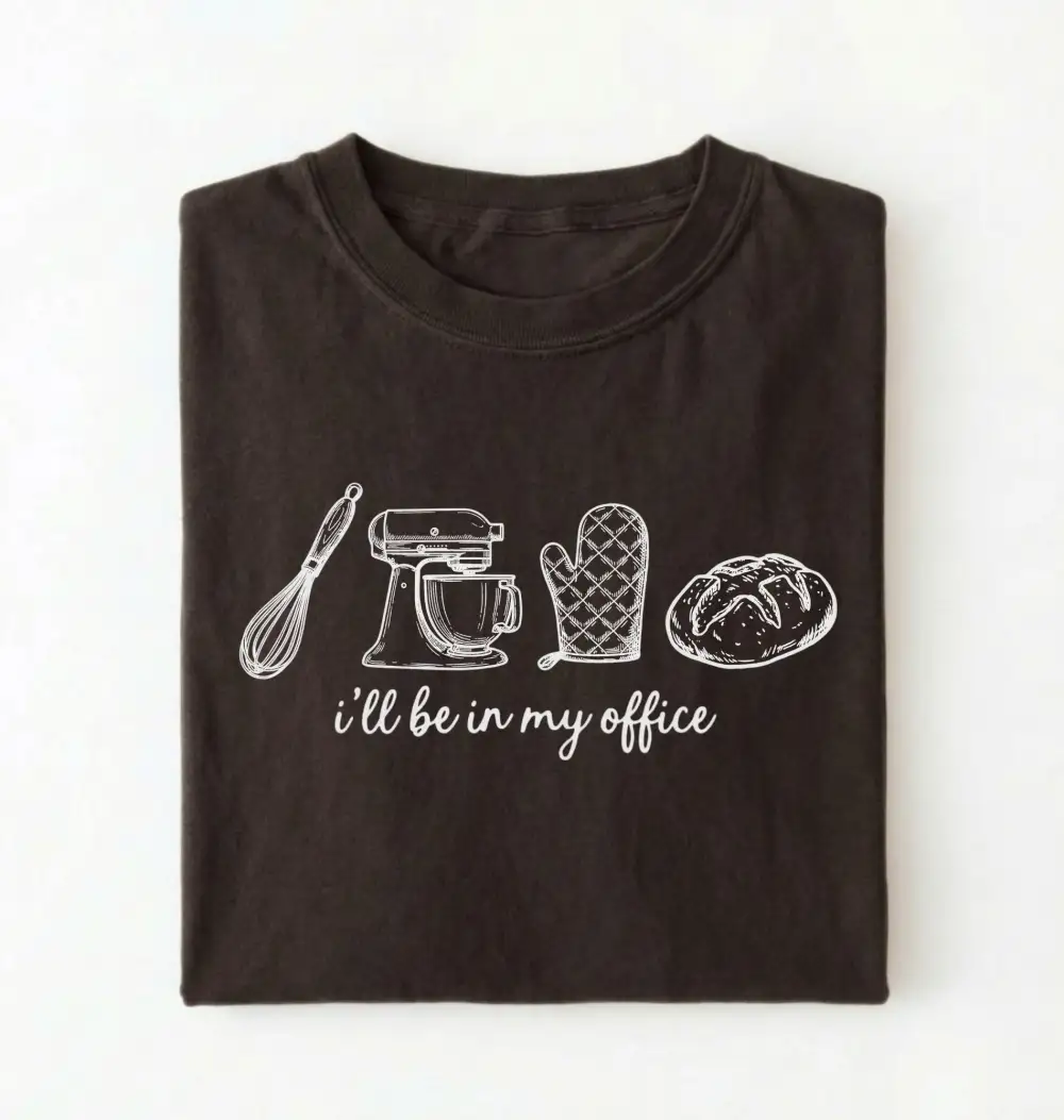 Baking Workspace Everyday Graphic Cotton Tee