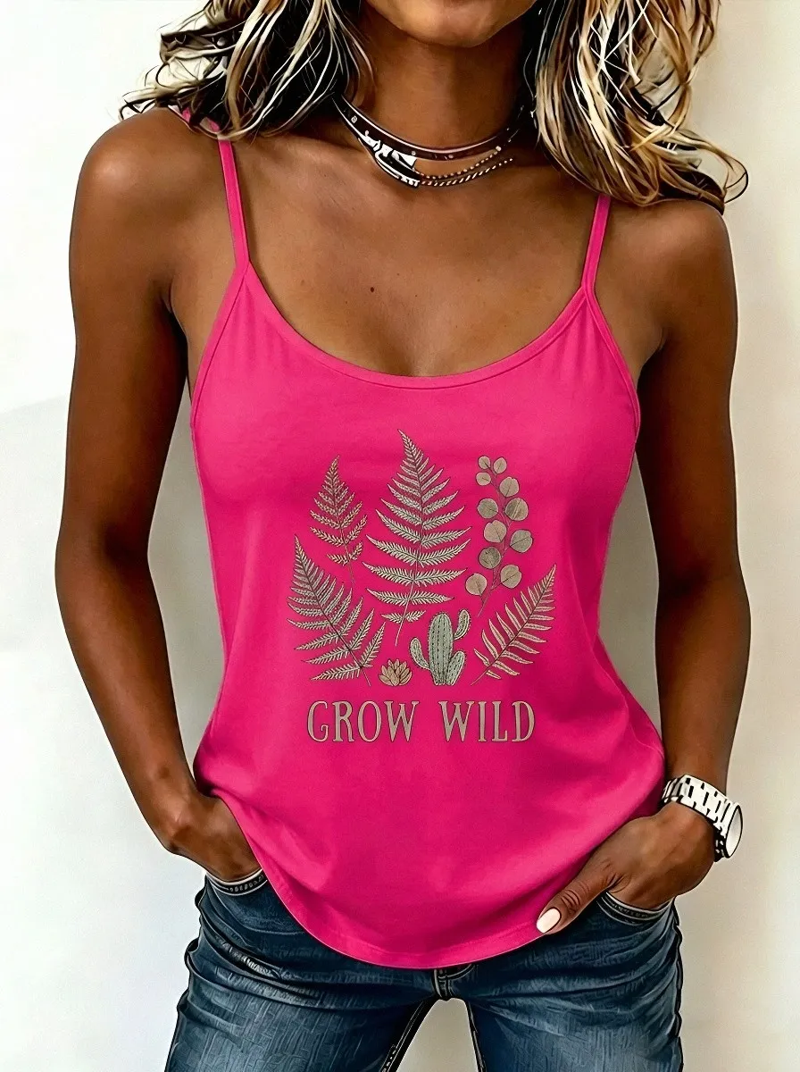 Grow Wild Botanical Tank Top Modern