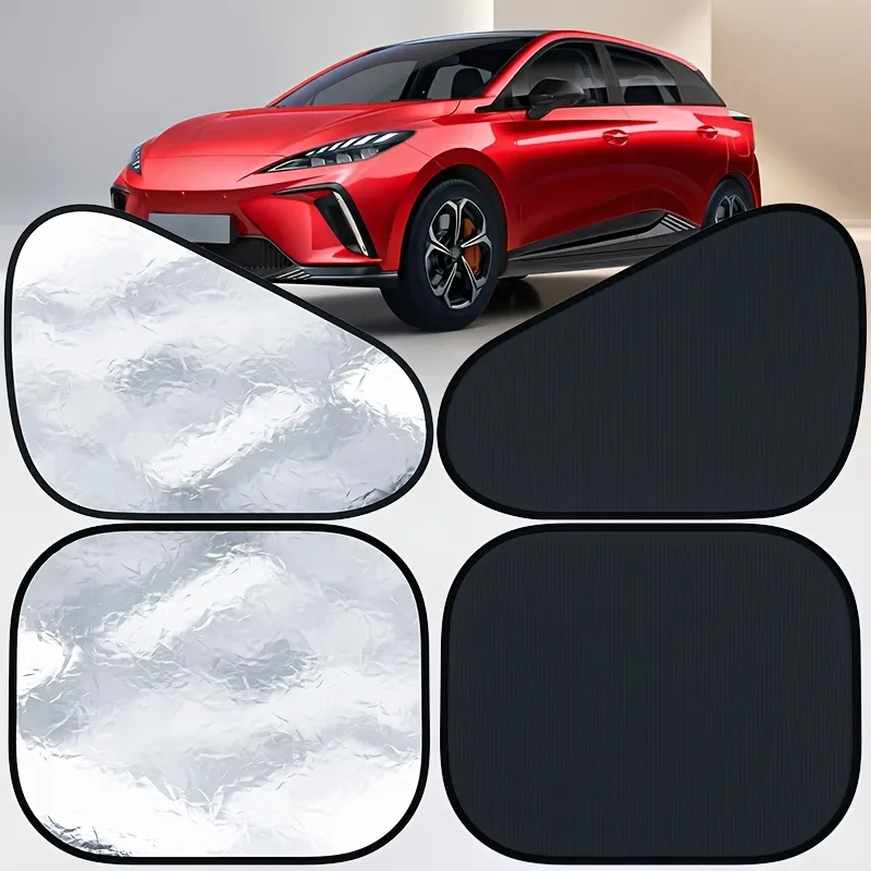 4 Pcs Car Window Sun Shade Covers