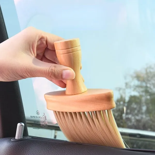 Wooden Handheld Dust Brush