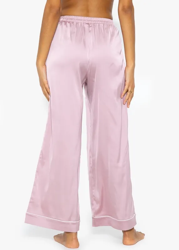 Pink Satin Everyday Pants