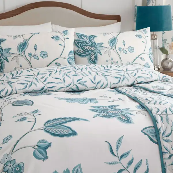 Refined Bedroom Printed Brushed Cotton Duvet Cover Set