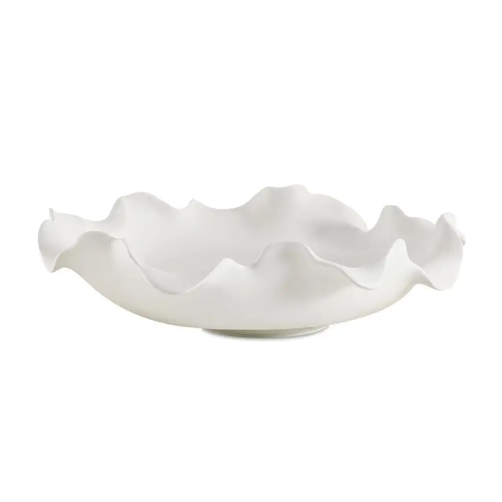 Organic-Shaped Ceramic Indoor Outdoor Bowl