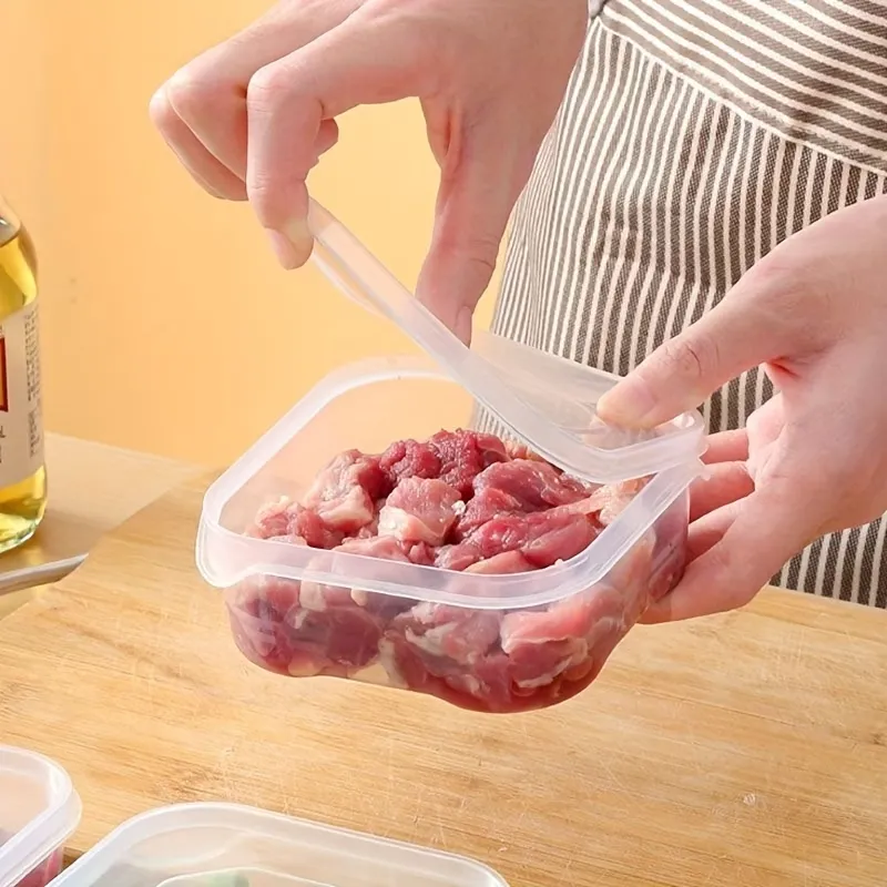 2 Pcs Square Food Storage Box