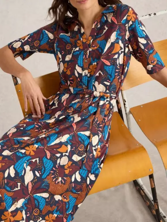 Jersey Midi Dress