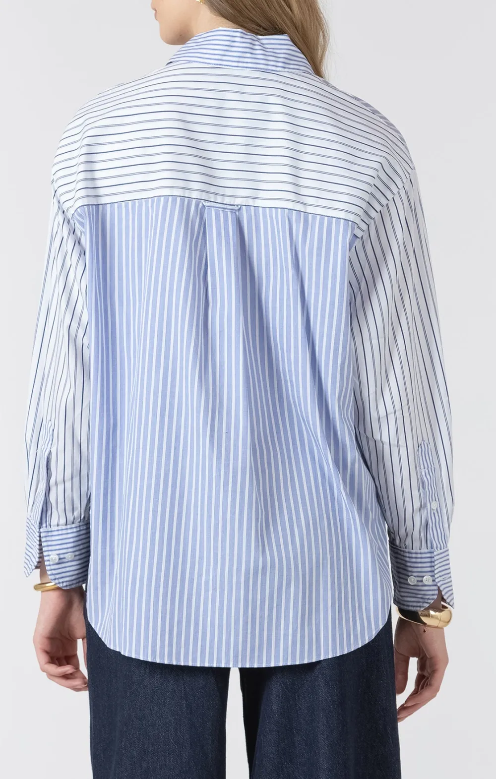 Cotton Blend Button Front Shirt
