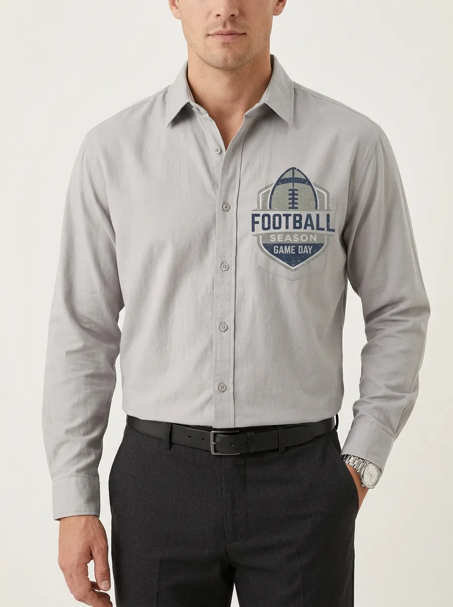 Football Graphic Casual Shirt