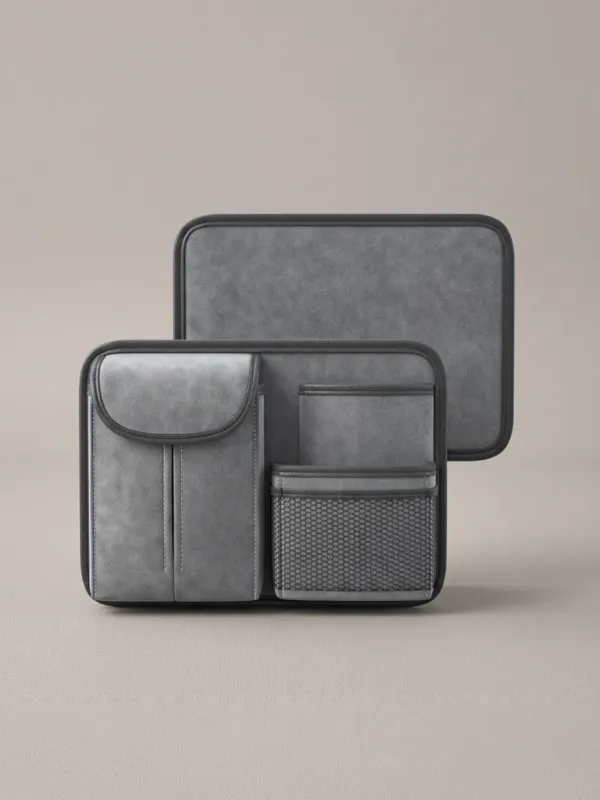 Car Back Seat Organizer Grey