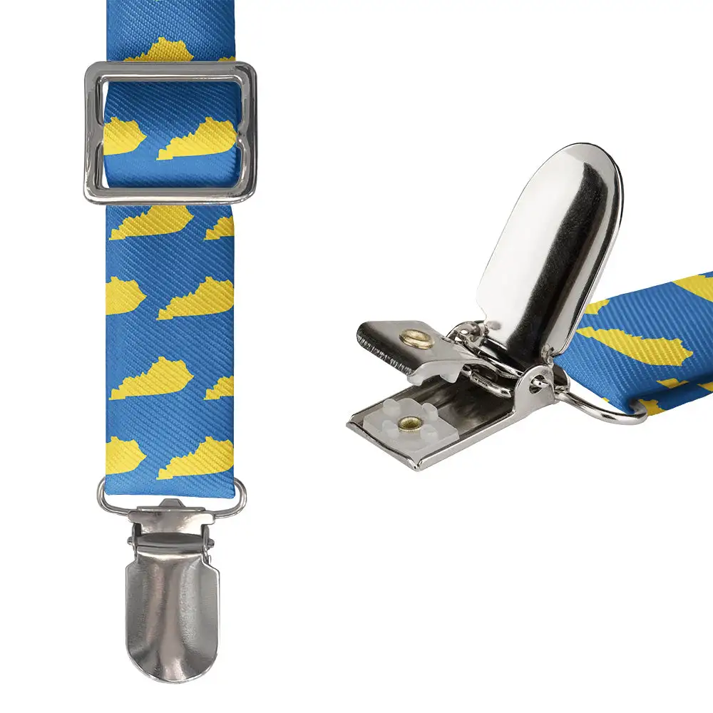 Crisp Silhouette Motif Suspenders