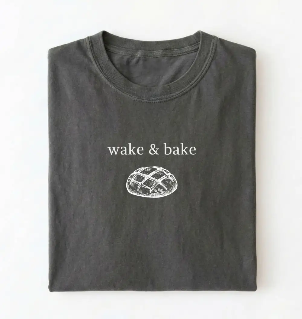 Bread Baking Soft Graphic Cotton Tee