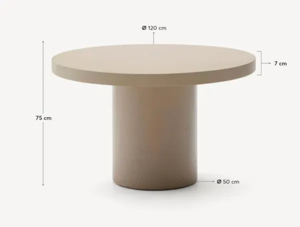 Round Glass Dining Table