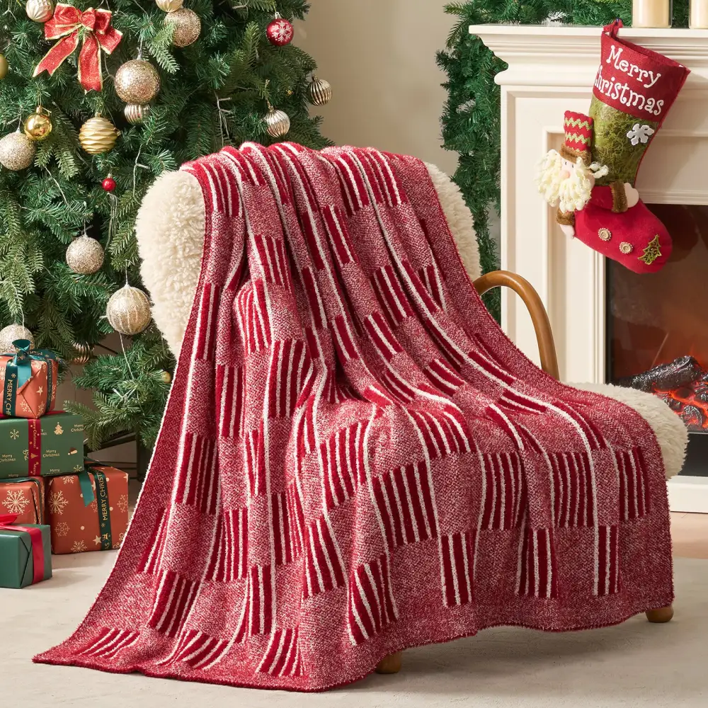 Layered Checkered Blanket