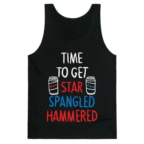 Bold Star Print Tank Top