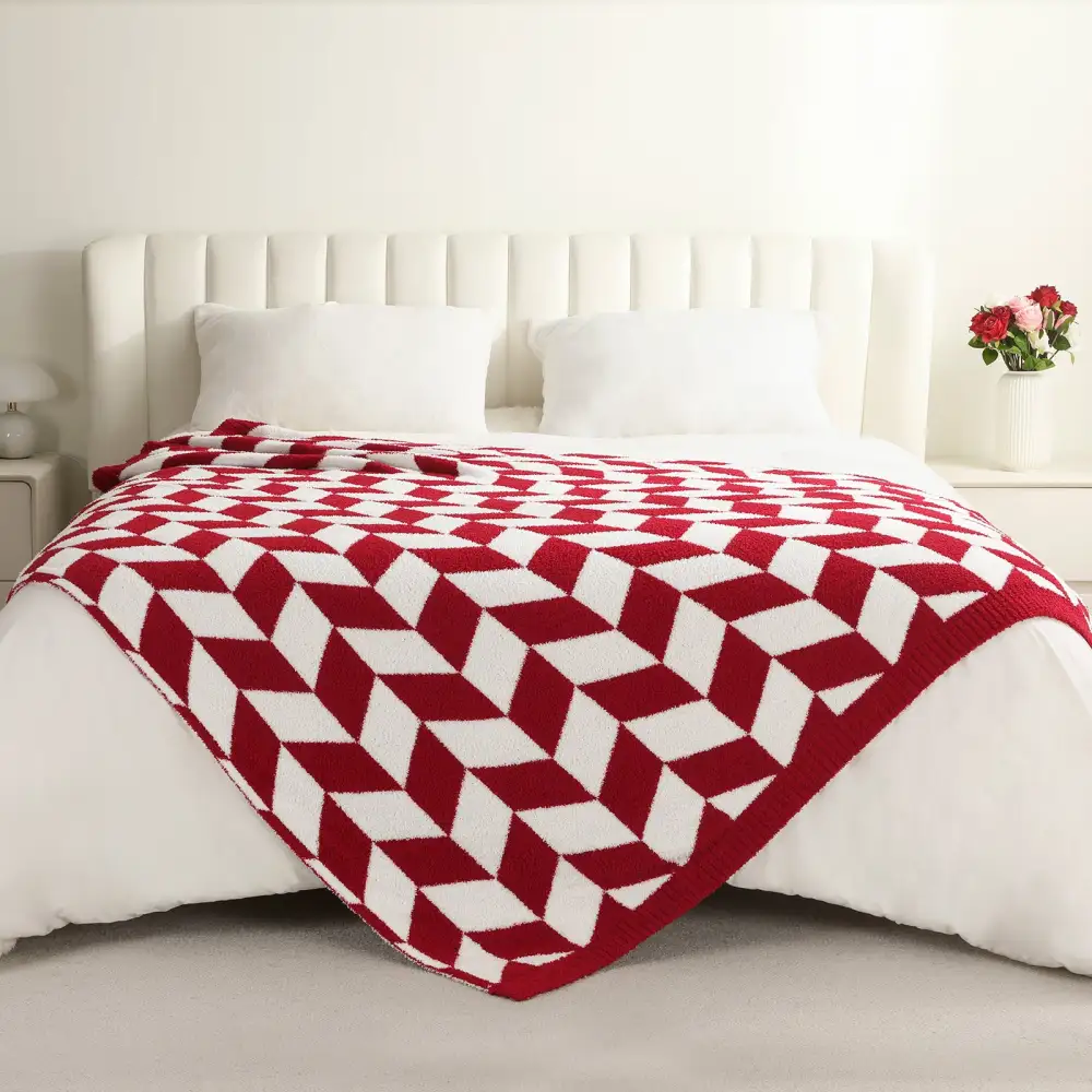 Layered Chevron Blanket