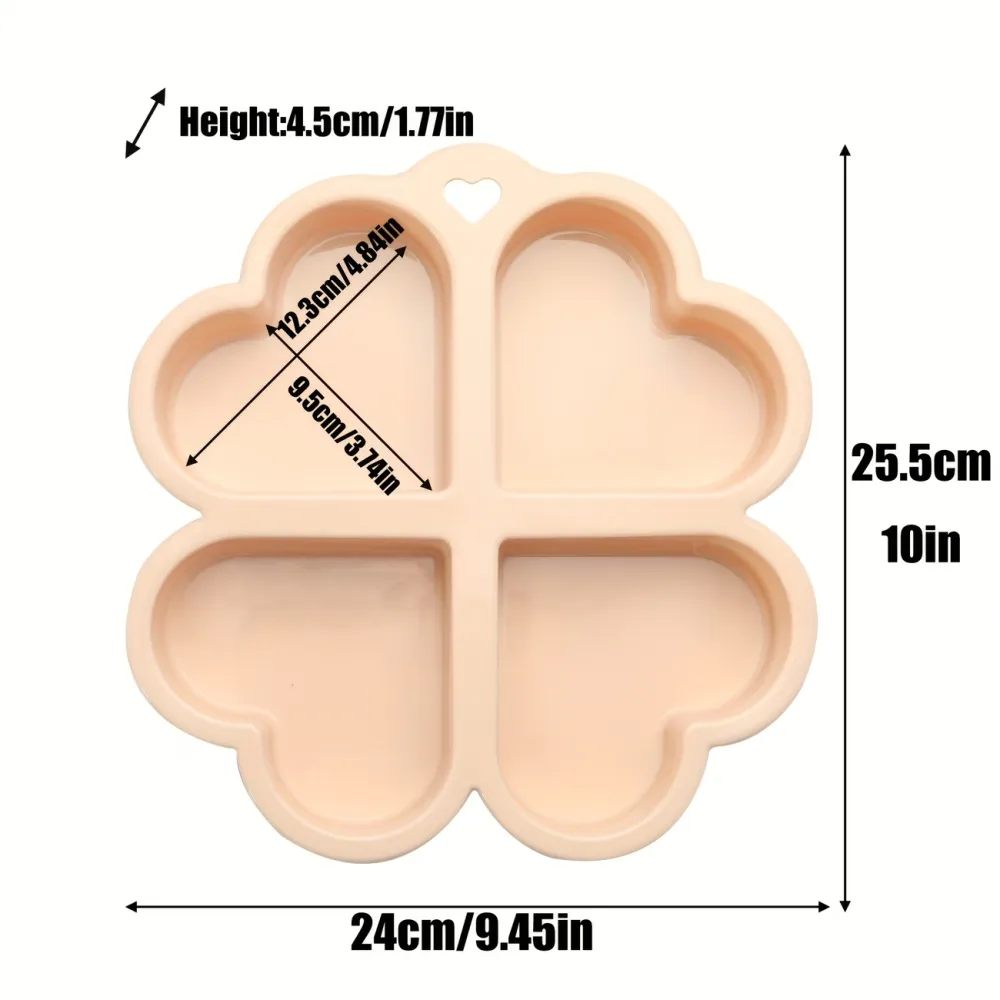 Clover Heart Cake Mold