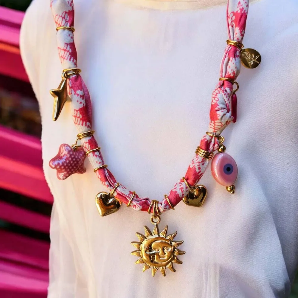 Heart Moon Chain Necklace
