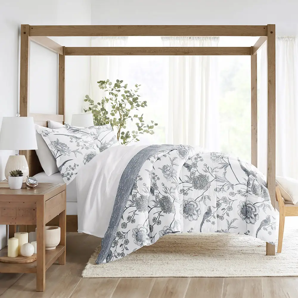 Botanicals Reversible Down Alternative Comforter Set