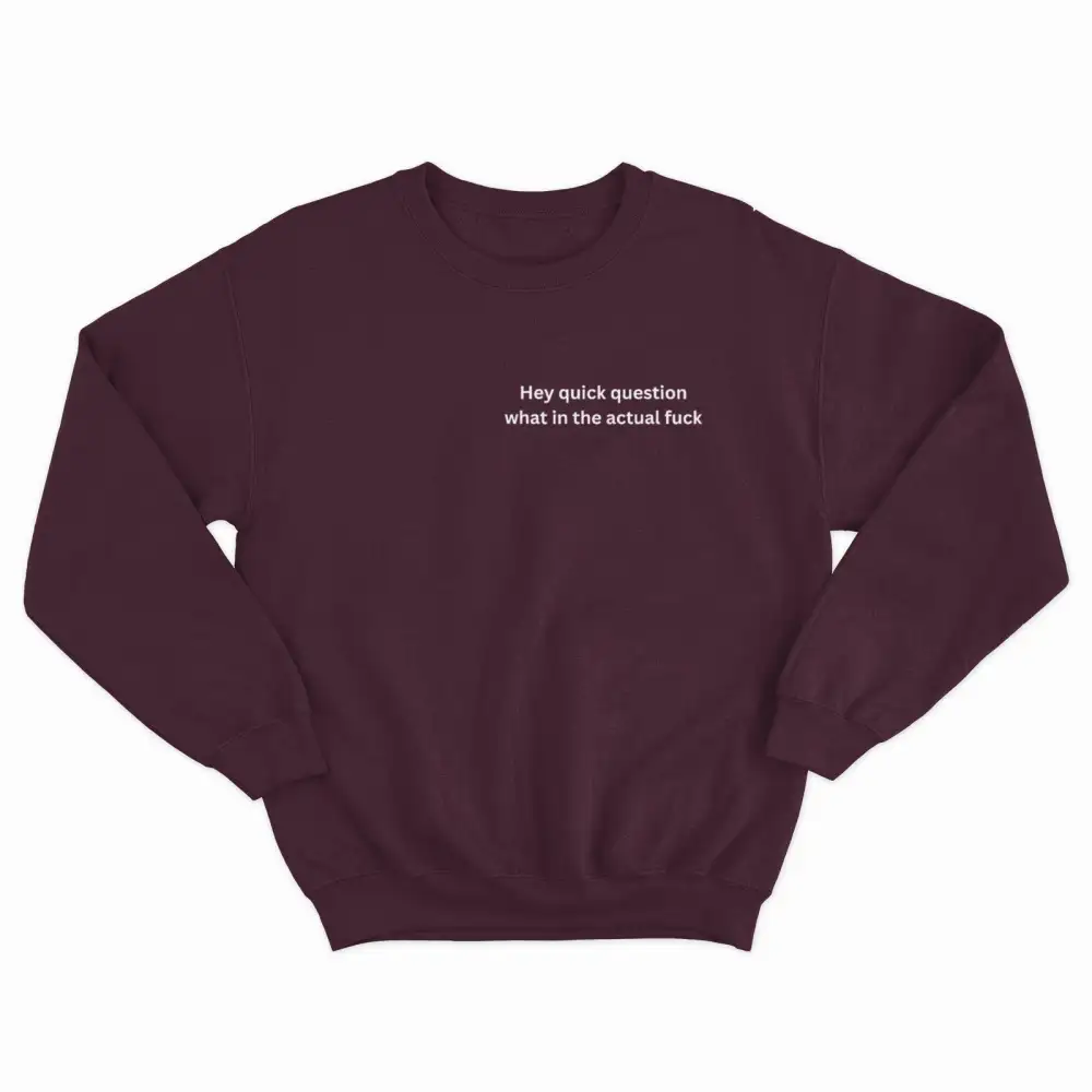 Bold Letter Fleece Crewneck