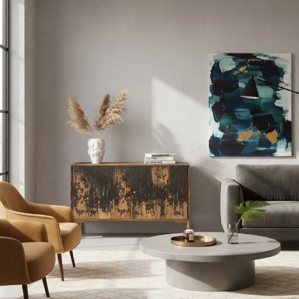 VIntage Look Wooden Sideboard