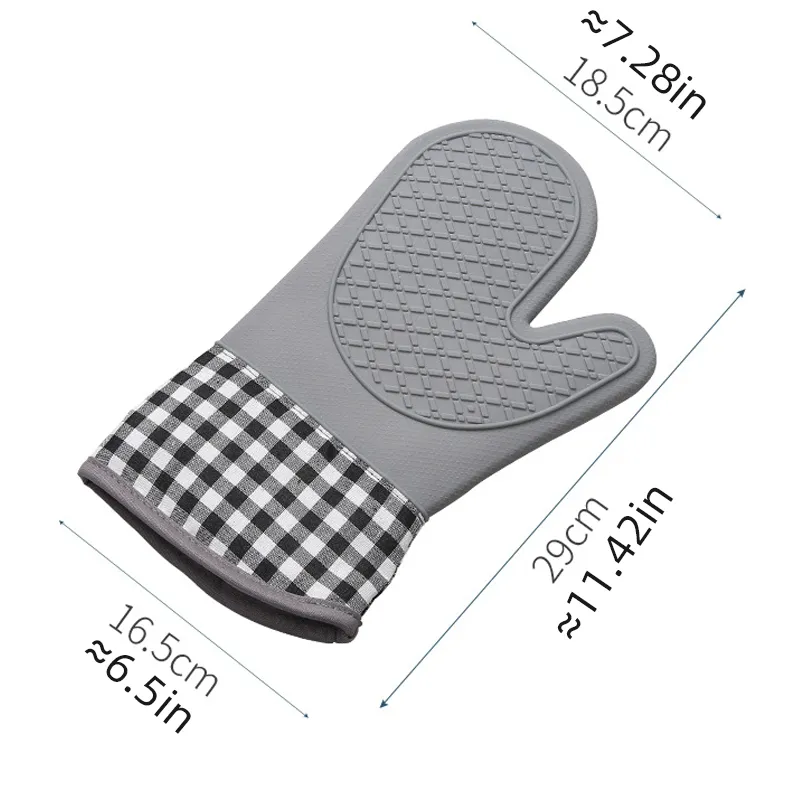 Single Oven Gloves Silicone Gloves High Temperature