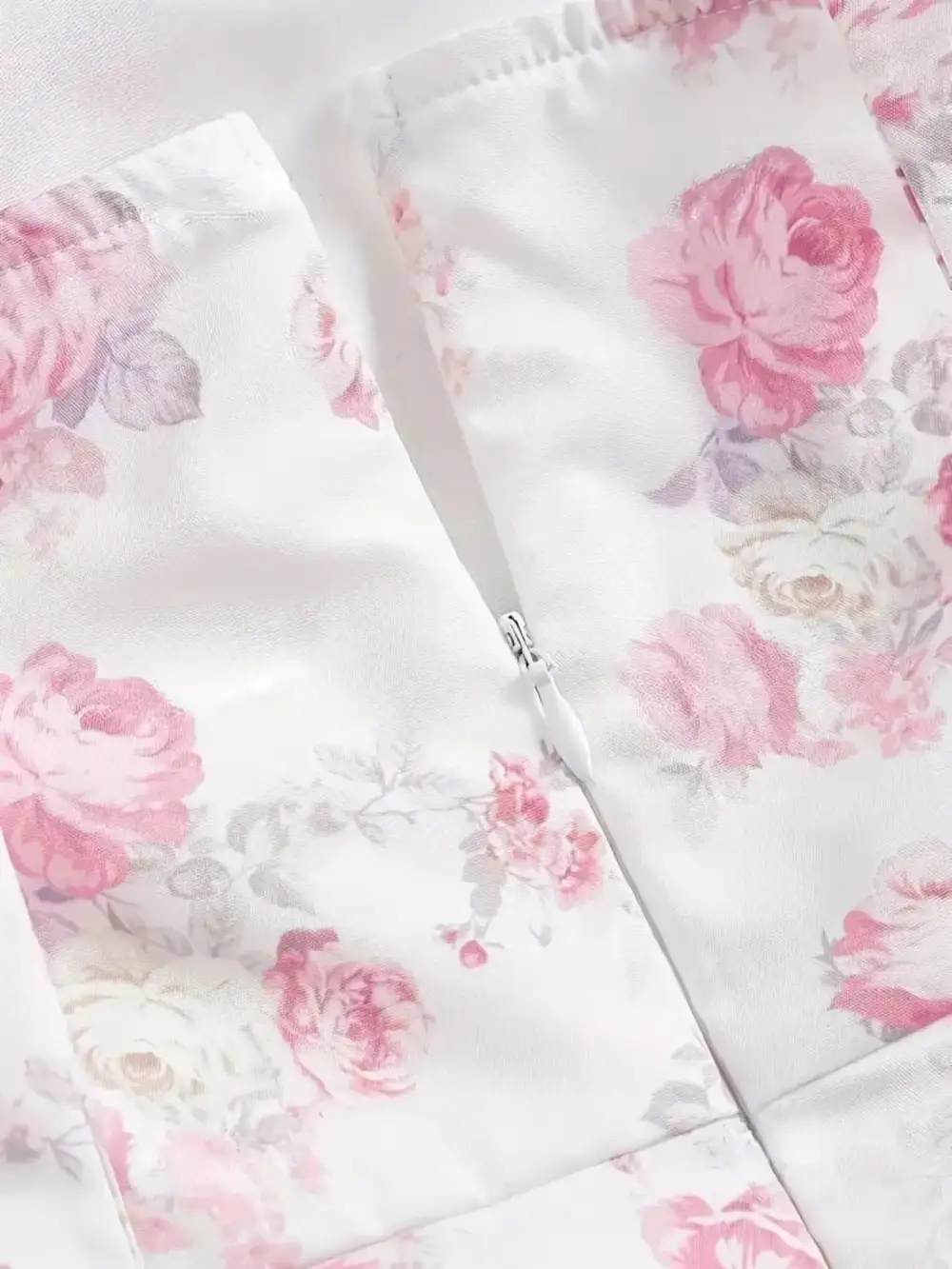 Balanced Detail Floral Ruffle Mini Dress