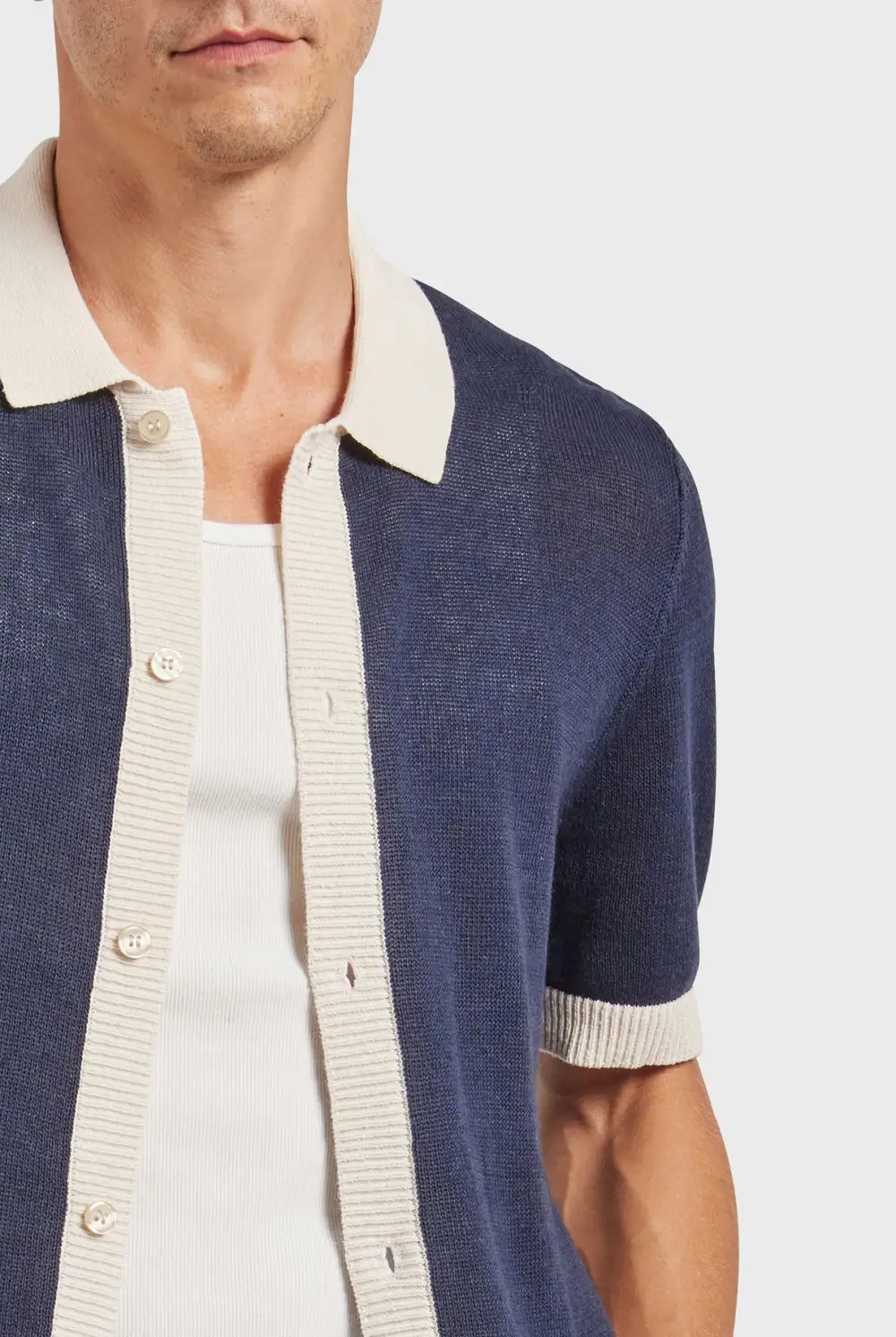 Short Sleeve Cuban Collar Shirt