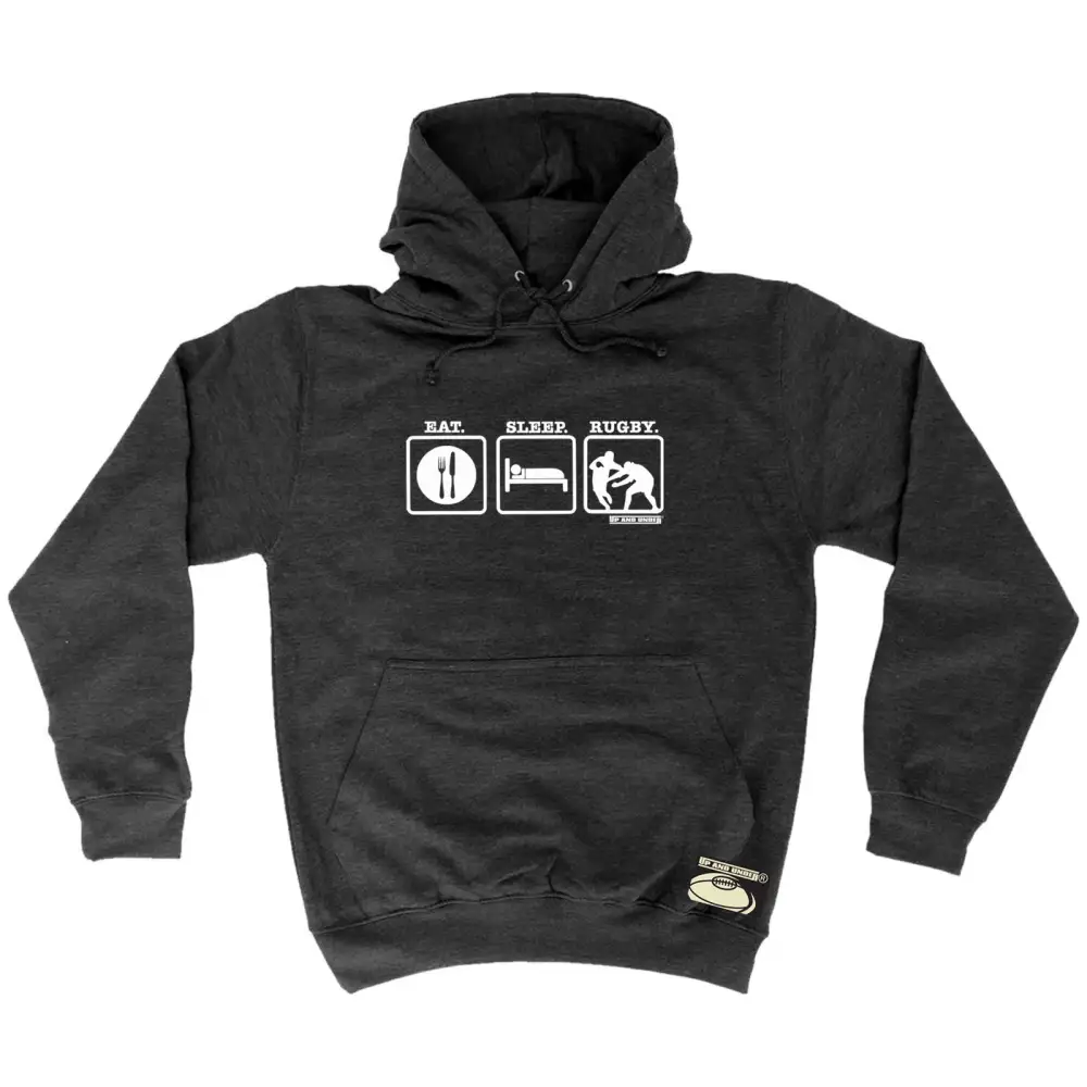 Rugby Routine Graphic Hoodie