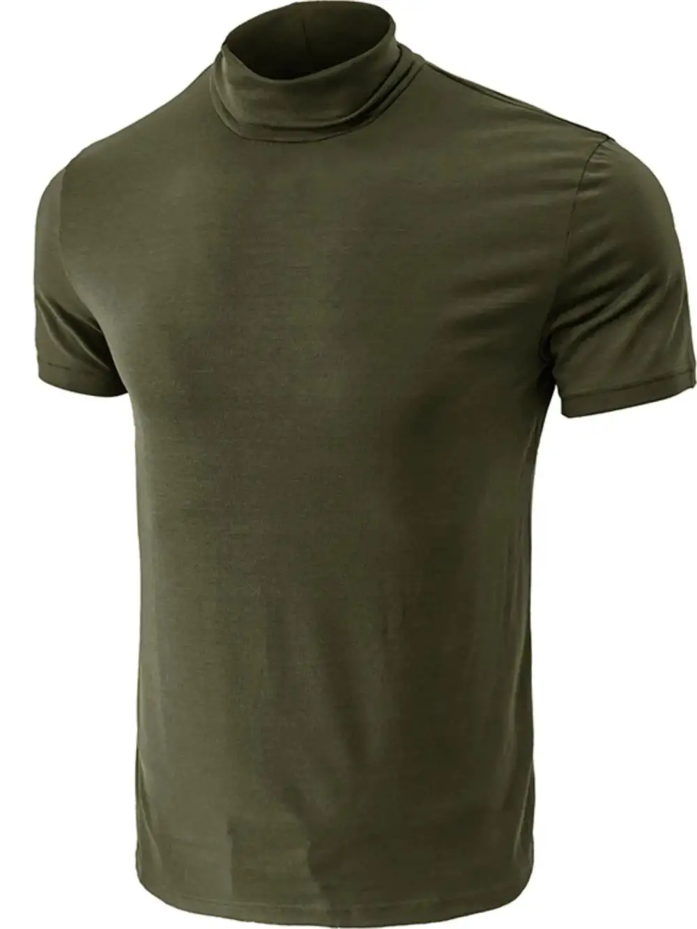Everyday Mock Neck Short Sleeve Tee