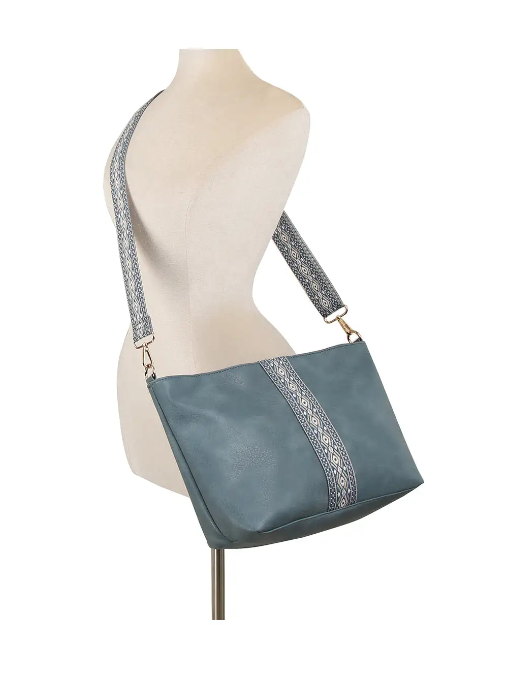 Guitar Strap Accented Hobo Bag
