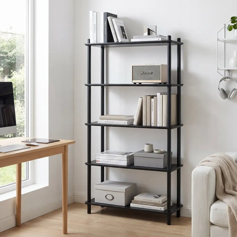 Functional Open Storage Bookshelf