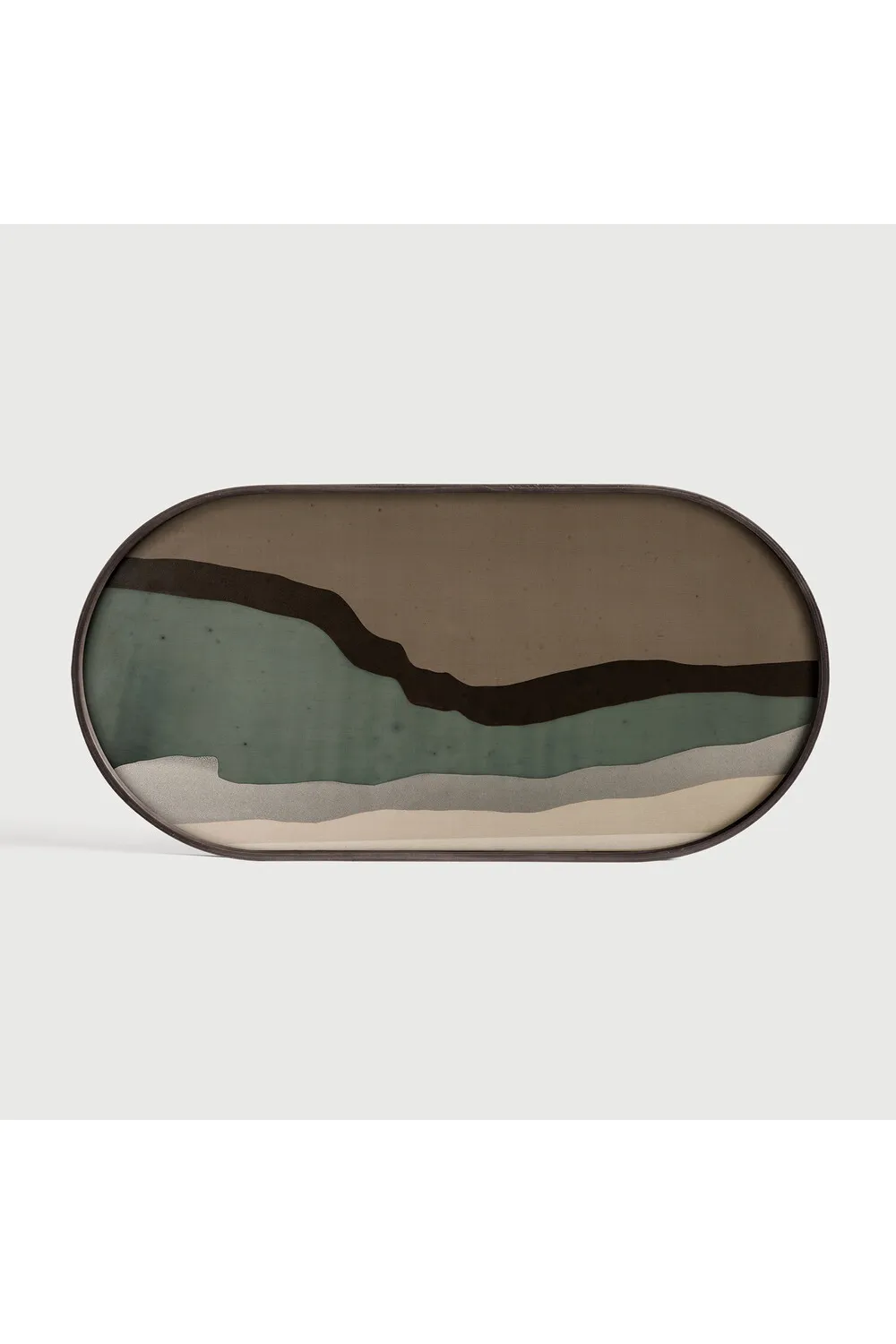 Oval Glass Tray