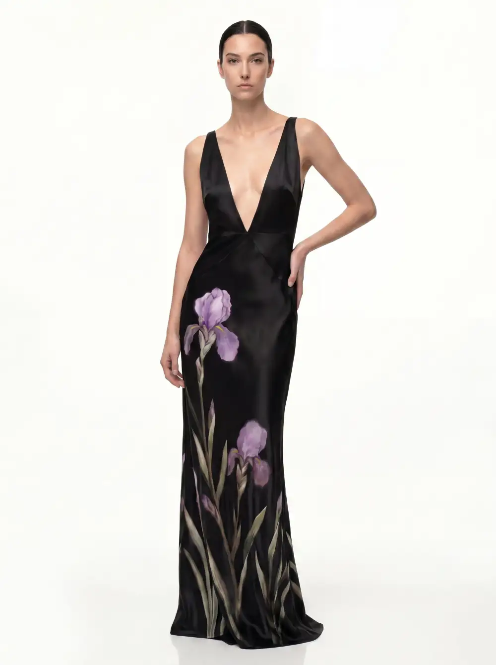 floral-deep-v-maxi-dress