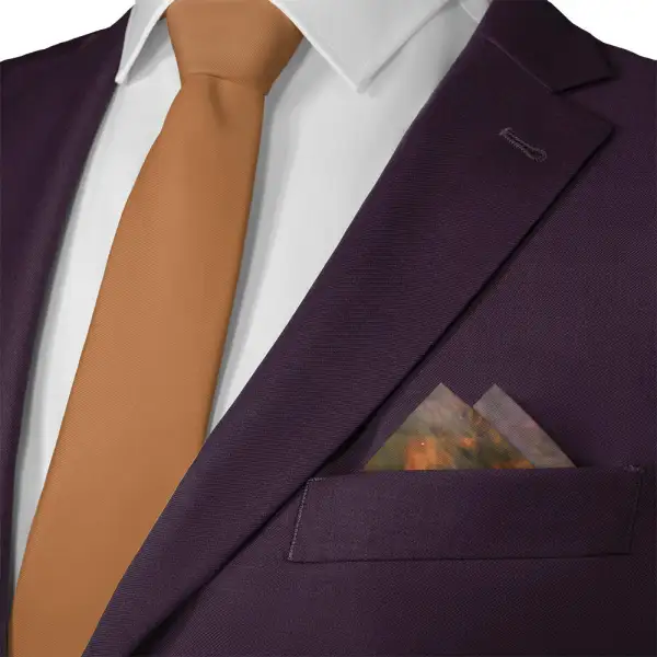 Refined Graceful Space Motif Pocket Square
