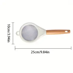 Wooden Handle Fine Mesh Strainer