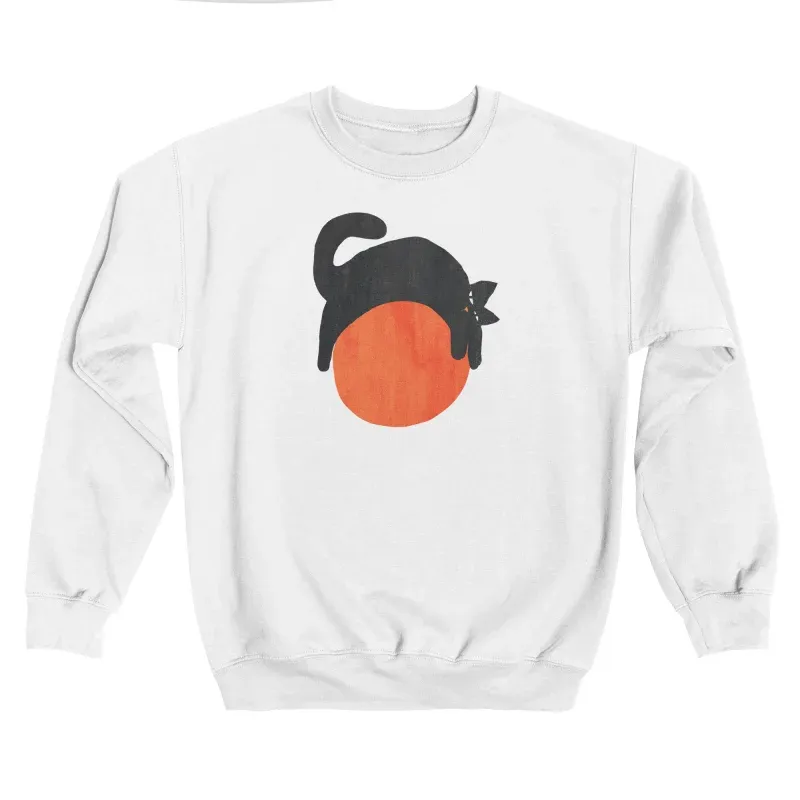 Cat Sunset Art Sweatshirt