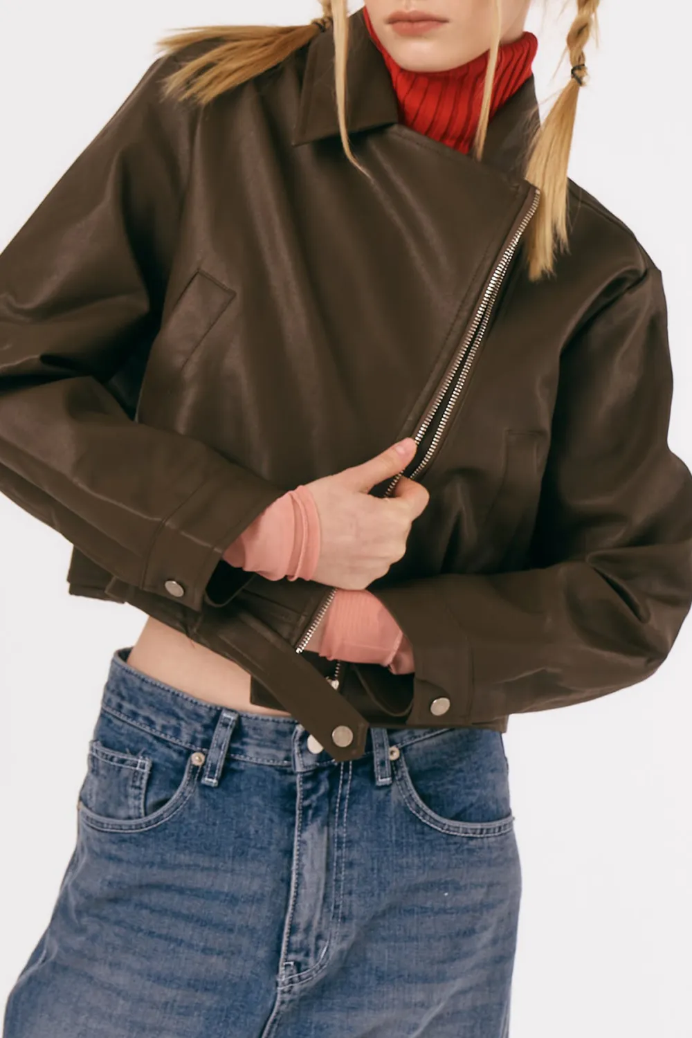 Pleather Rider Jacket