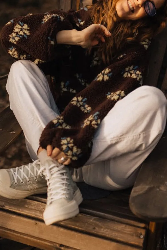 Stand-Collar Oversized Loose Jacket