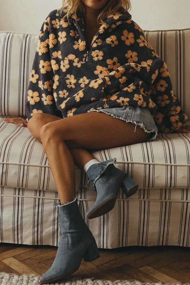 Stand-Collar Oversized Loose Jacket
