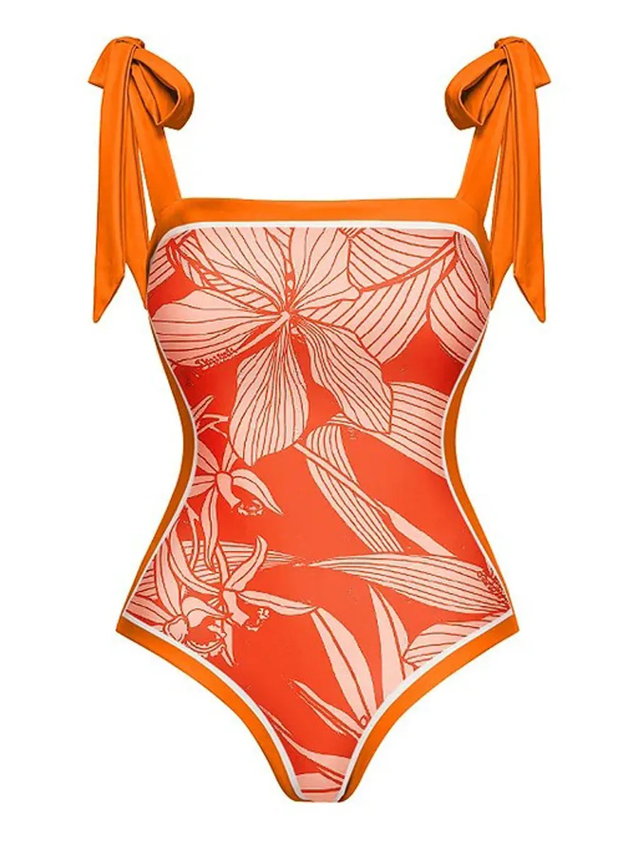 Octavia Floral Print Swimsuit Set